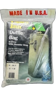 New Old Stock Camp Inn Duffle Bag GI Style With Shoulder Strap Heavy Canvas  - Picture 1 of 7