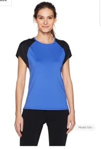 SHAPE activewear Womens Playa Tee, navy blue and black sz M - Picture 1 of 5