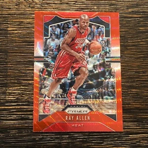 2019-20 Panini Prizm Ruby Red Wave Prizm Ray Allen SP Miami Heat #22 - Picture 1 of 2