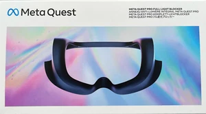 ORIGINAL Meta Quest PRO Lichtblocker VR Headset Full light blocker NEU OVP - Picture 1 of 1