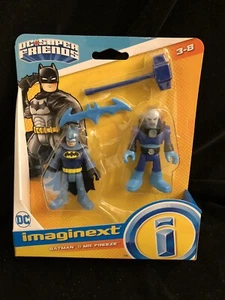 BATMAN & MR. FREEZE MOC FISHERPRICE IMAGEXT GOTHAM CITY DC SUPER FRIENDS - Foto 1 di 3