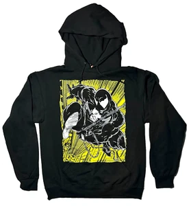 Marvel Men's Spider-Man Venom Symbiote Comic Drawing Adult Hoodie MEDIUM - Picture 1 of 5