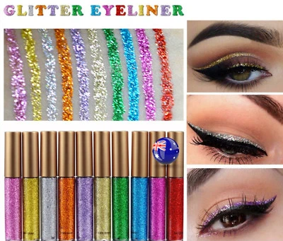 Eye Makeup Glitter Shine Shimmer Diamond Liquid Eye Eyeliner Shadow Eyeshadow  - Image 1 of 4