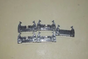 JAE 20 pos pin IDC header 2.54mm pitch straight shrouded 2 rows with MI lock arm - Picture 1 of 1
