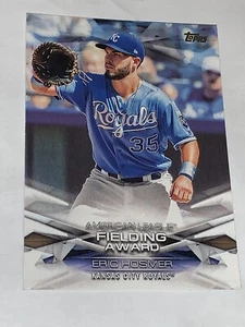 Tarjeta de béisbol 2018 Eric Hosmer Fielding Award Insert Topps #MLBA-16 - Imagen 1 de 2