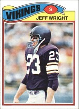 1977 Topps Football Card #169 Jeff Wright S - EX-MT