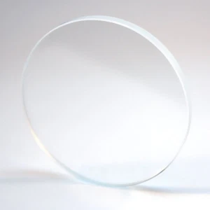 2.25mm Thick x 33.5mm Diameter FLAT Round MINERAL CRYSTAL w Bezel & Cut Edge - Picture 1 of 1
