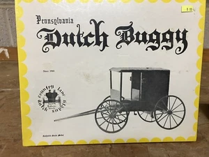 Country Lane PA Dutch Buggy Balsaholz Modellbausatz 1001 Mennonite Familienkutsche - Bild 1 von 2