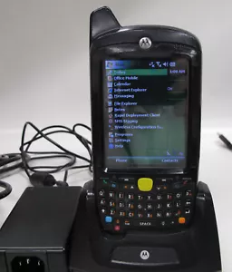 Motorola Symbol Barcode Scanner MC55 MC5574 -PYCDKQRA7WR 1D PDA & Charge Cradle - Picture 1 of 7
