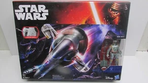 Hasbro Star Wars The Force Awakens Slave 1 mit Boba Fett Figur in OVP - Picture 1 of 8