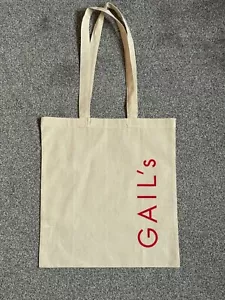 New Unused Official Collectable GAIL'S Bakery Cotton Tote Shopping Bag Gails - Picture 1 of 2