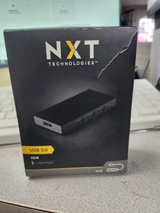 NXT Technologies USB to Serial Adapter Cable Transfer, 1 ft, Black, New Open Box - Picture 1 of 4