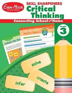 Skill Sharpeners: Critical Thinking, Grade 3 Workbook by Evan-Moor Educational P - Picture 1 of 1