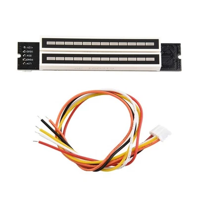 Stereo LED Level Meter with Peak Display Function for Audio Signals 12V 24V - Image 1 of 4