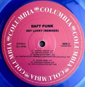 DAFT PUNK - Get Lucky Remixes 12" Coloured Vinyl Record - Picture 1 of 1