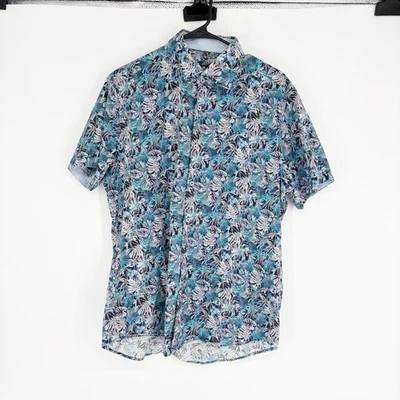 Stone Rose Men’s Tropical Floral Button Down Casual Shirt Size 4 (Large)  - Image 1 of 4