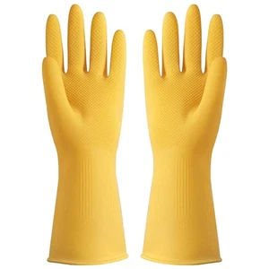 1Pcs Dishwashing Gloves Durable Kitchen Tool Flexible Washing Mittens Rubber - Picture 1 of 15