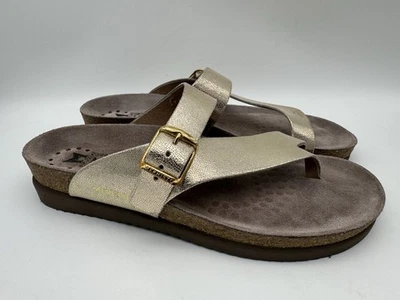 Mephisto Helen Women's Slide Gold Sparkle Sandals Slip On Size EU 38 / US 8 - Image 1 of 4