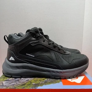 Men’s size 10 Ozark Trail Tech Hiker Waterproof Boots color BLACK NEW - Picture 1 of 9