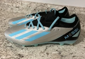 Adidas X Crazy Fast Messi Soccer Cleats IE4072 Mens Sz 10.5 Gray Blue - Picture 1 of 12