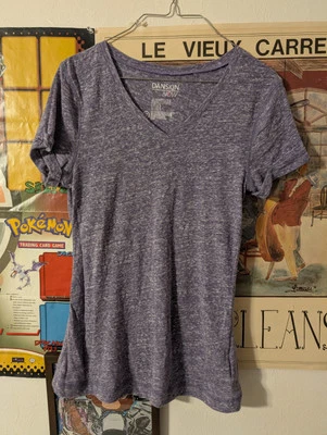 Camiseta Danskin Now Active Manga Corta Informal Mujer Talla Pequeña S Púrpura Foto 1 de 4