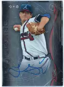 2014 Bowman Sterling Lucas Sims Prospect Prospect Autograph RC Braves - Picture 1 of 2