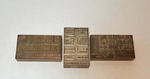 Vintage Printing Block Stamp Mail And Post Office Tags  - Picture 1 of 5