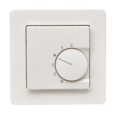 Raumthermostat für Jung A flow Rahmen mit Öffner 230V für Fußbodenheizung - Bild 1 von 4