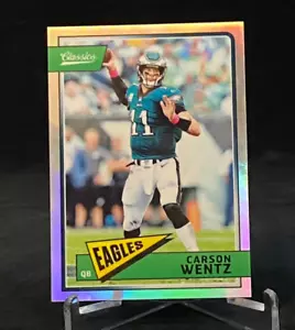 2018 Panini Classics Premium Red Back #75 Carson Wentz Philadelphia Eagles /175 - Bild 1 von 2