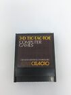 3-D Tic-Tac-Toe, Cxl4010, Atari 400/800/Xl/Xe, Atari  1979 Cartridge Only Tested