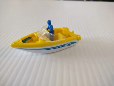 Barco de esqui MatchBox Ocean 1998 amarelo/azul #41 - Imagem 1 de 4