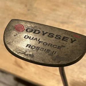 Odyssey Dual Force Rossie 2 Bronze Brass Putter RH 35” - Picture 1 of 17