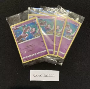 Stamped Mewtwo 056/172 Reverse Holo Brilliant Stars Pokemon Card Sealed Promo x1 - Picture 1 of 3