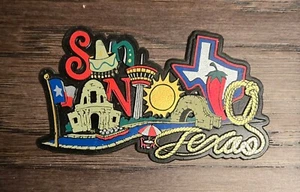 SAN ANTONIO TEXAS - RARO RECUERDO REFRIGERADOR IMÁN DE EE. UU. - Imagen 1 de 1