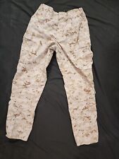 USMC Combat Trousers FR FROG Bradley 2 Desert MARPAT Pants size Medium Long