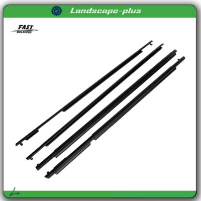 Seal Belt Moulding Outside Window Weatherstrip 4Pcs For 2010-2021 Toyota 4Runner - Image 1 of 4