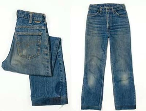 1970s Levis 517 Jeans High Waisted Distressed Hippie Jeans 27 x 28.5 - Picture 1 of 7