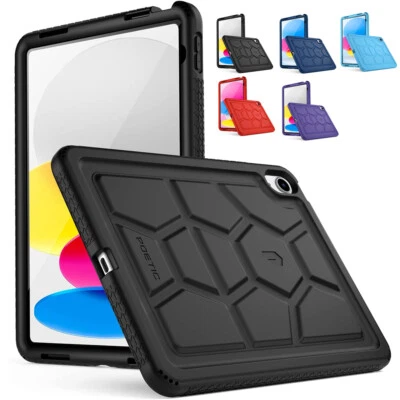 For Apple iPad 10.9 2022 Case Heavy Duty Shockproof Kids Friendly Silicone Cover - Image 1 of 4