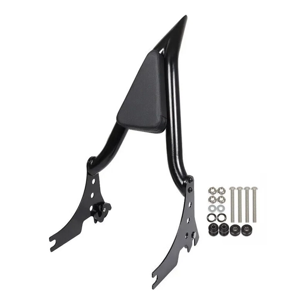 Respaldo de pasajero Sissy Bar negro para Harley Sportster XL 883 1200 2004-2023 Foto 1 de 4