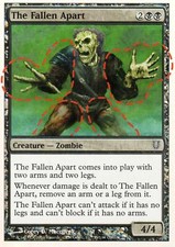 The fallen apart Foil | NM | Unhinged | Magic MTG