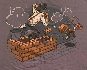 T-Shirt 2XL "Mario Bros." Funny T-Shirt - Picture 1 of 2