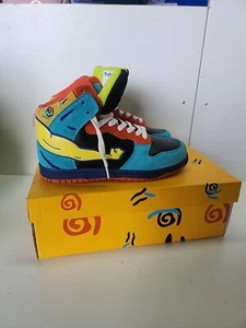 Pre-loved *IN HAND* Imran Potato High Top Dunk Shoes - Multicolor - Size 6 - Picture 1 of 9