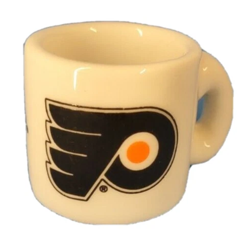 Philadelphia Flyers NHL Hockey Mini Mug Logo Ceramic Cup Souvenirs 1.25" Tall Cover