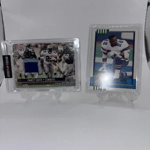 Emmitt Smith Rookie Card & Game used Patch - Picture 1 of 7