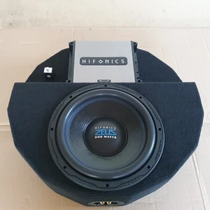 VW Golf 7 Variant Reserverad Gehäuse inkl. Hifonics 10" Subwoofer und Endstufe - Bild 1 von 1