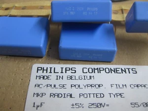 5pcs MKP378 1uF PHILIPS (BC) 250V 5% Film Capacitor - 222237845105 - Picture 1 of 6
