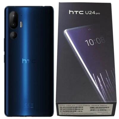 HTC U24 Pro 5G (Blue) 2QDA100 256GB + 12GB RAM Android 14 Smartphone - Unlocked - Image 1 of 3