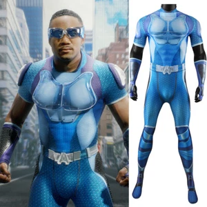 A-Train Cosplay Jumpsuit Superhero The Boys Suit Adult Kids Halloween Costume - Picture 1 of 20