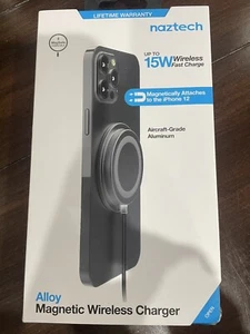 Naztech 15W Alloy Magnetic Wireless Charger Fast Charge - Picture 1 of 5