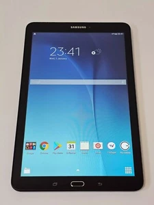 Samsung Galaxy Tab E SM-T560 8GB Android Tablet MicroSD 9.6" Screen - Black - Picture 1 of 11